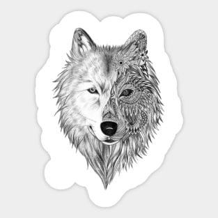 Gray Wolf Sticker